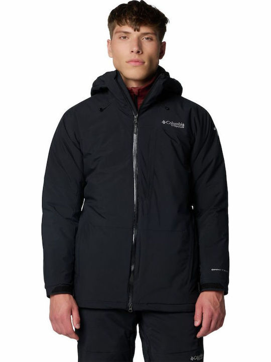 Columbia 2087371-010 Ανδρικό Μπουφάν για Σκι & Snowboard Μαύρο