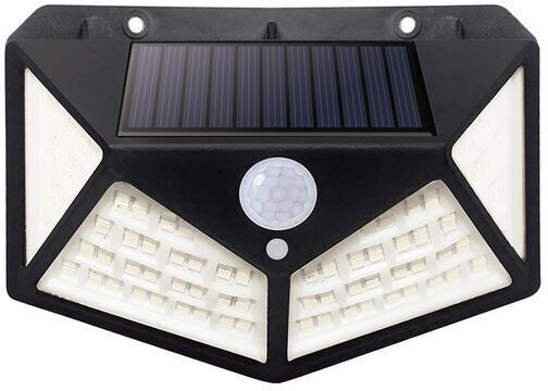 Proiector Solar LED 480 Lm Senzor de Mișcare PIR IP65 1200 mAh 6 W