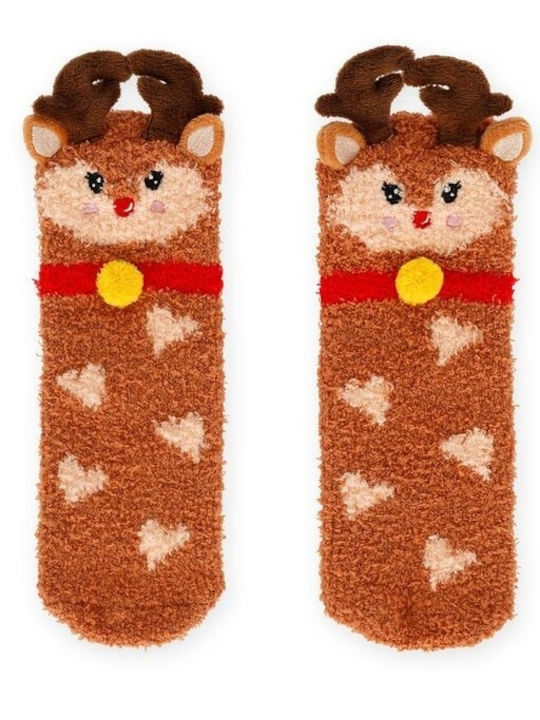 Legami Milano Kindersocken Rutschfest Reindeer Bunte