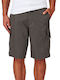 Slambozo Men's Shorts Cargo Solid Charcoal