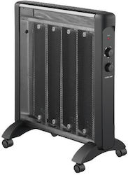 Eurolamp Konvektorheizung Boden 2000W Mica 55x61.5cm Schwarz