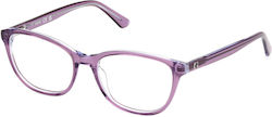 Guess Guess Damen Acetat Brillengestell Lila GU...