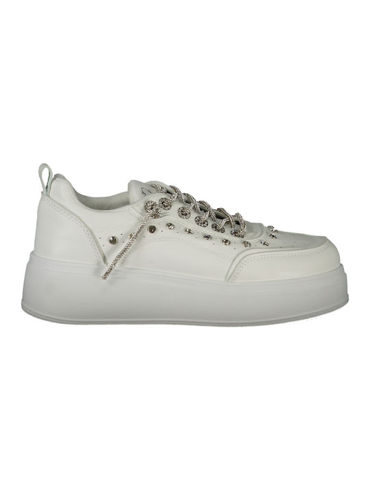 Laura Biagiotti Femei Sneakers Alb 8729_BIWHITE