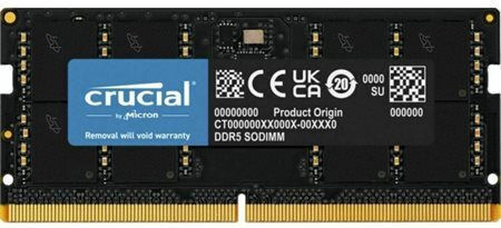 Crucial 8GB DDR5 RAM cu Viteză 4800 pentru Laptop