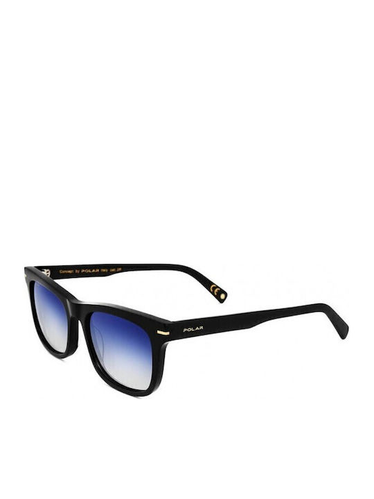 Polar Unisex Ochelari De Soare Cu Ramă Neagră Din Plastic Și