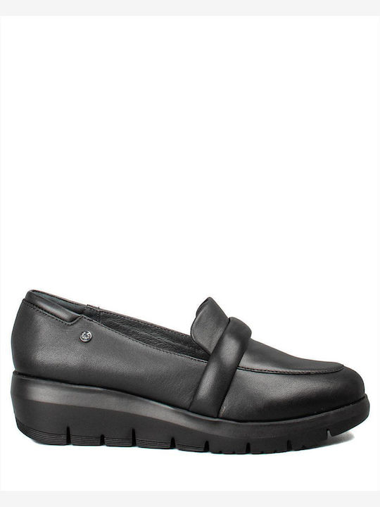 Stonefly Γυναικεία Loafers σε Μαύρο Χρώμα
