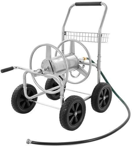 Garden Hose Box Steel Size 950 X 560 X 970 Mm Maximum 91 M 5/8 Inch Diameter 4 Wheeled