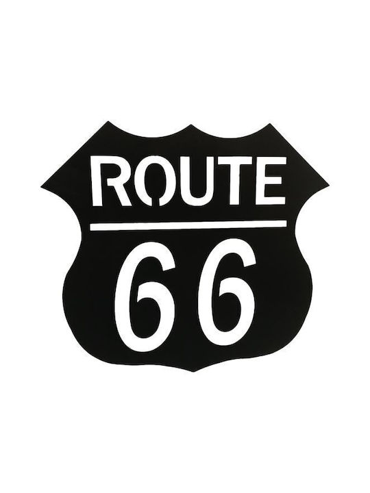 Decorațiune de Perete Route 66 Dimensiune 68x60 Cm Negru