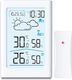Wireless Weather Station Idealstore Outdoor Sensor Hygrometer Indoor Outdoor Humidity Weather Forecast Calendar Lcd Screen Backlight White Color