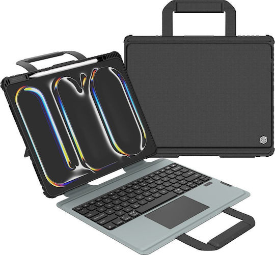 Nillkin Bumper GO Durable Bag with Keyboard in International English Black (iPad Pro 2024 13")