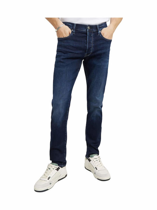 3301 Slim Men's Jeans Pants Elastic with Slim Fit Dark Aged Denim