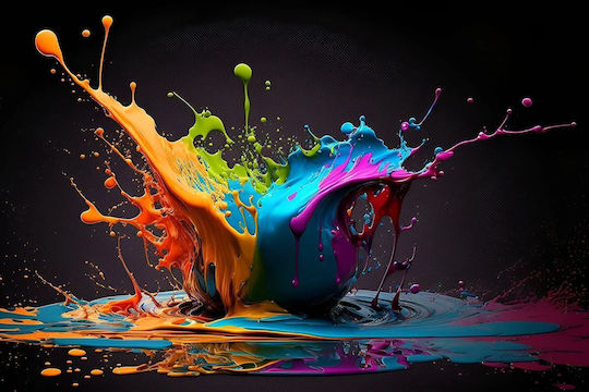 Fototapet Cameră de Zi Multicolor Tineret 240x360