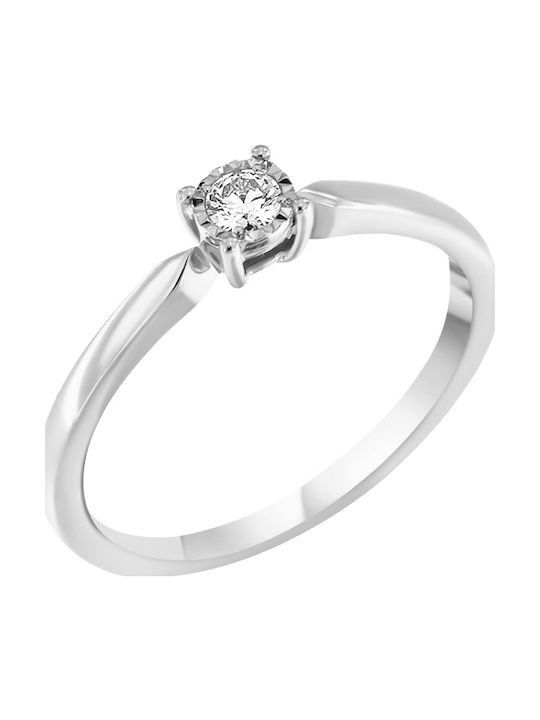 Metrongold Single Stone with Diamond