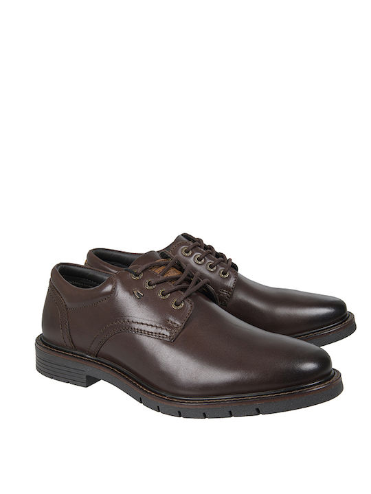 Men's Leather Casual Shoes Burgundy