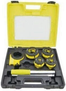 Strend Pro Rds-8824 Pipe Threading Set Sizes 1/2" 3/4" 1" 1-1/4" 6 Pieces