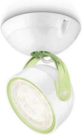 Philips Monos LED Alb Cald Spot în Culoare Verde Philips Monos LED Alb Cald Spot în Culoare Verde