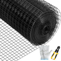 Vevor Plasă De Protecție Balcoane Neagră 0.91x15.24m