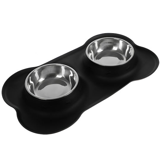 Bol De Mâncare Din Silicon Pentru Câine 2 x 350ml 46x25cm