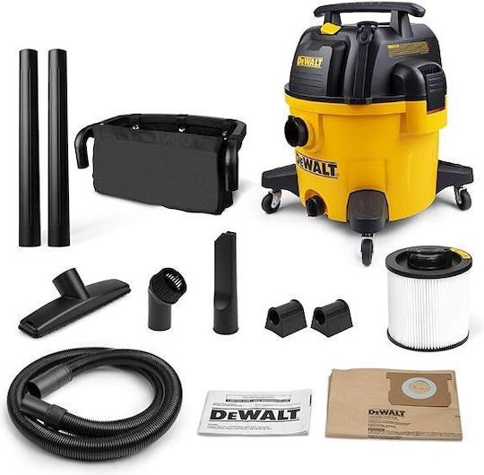 DEWALT Vacuum Wet / Dry 960W with Plastic Bin 34lt