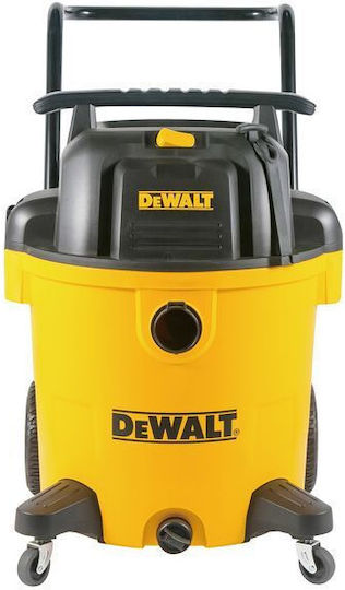 DEWALT Прахосмукачка За Течности / Твърди 1020W с Пластмаса Контейнер 61лт