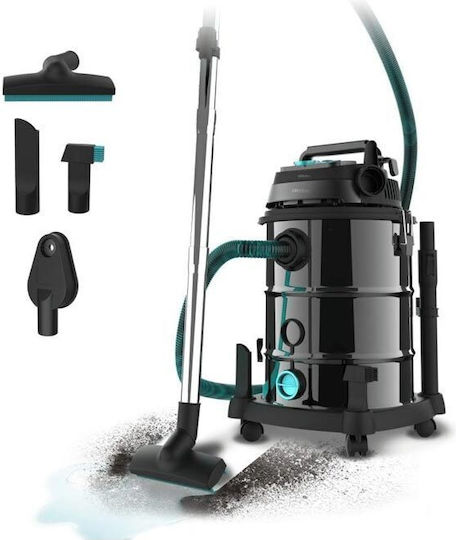 Cecotec Conga Rockstar Wet & Dry Прахосмукачка За Течности / Твърди 1600W с Пластмаса Контейнер 30лт