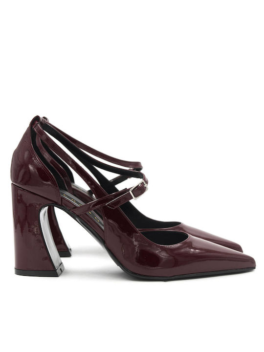 Albano Burgundy Heels