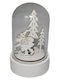 Beleuchtete Dekoration Weihnachtsmann Strend Pro Woodeco 76041 Holz Glas Material 1xLED