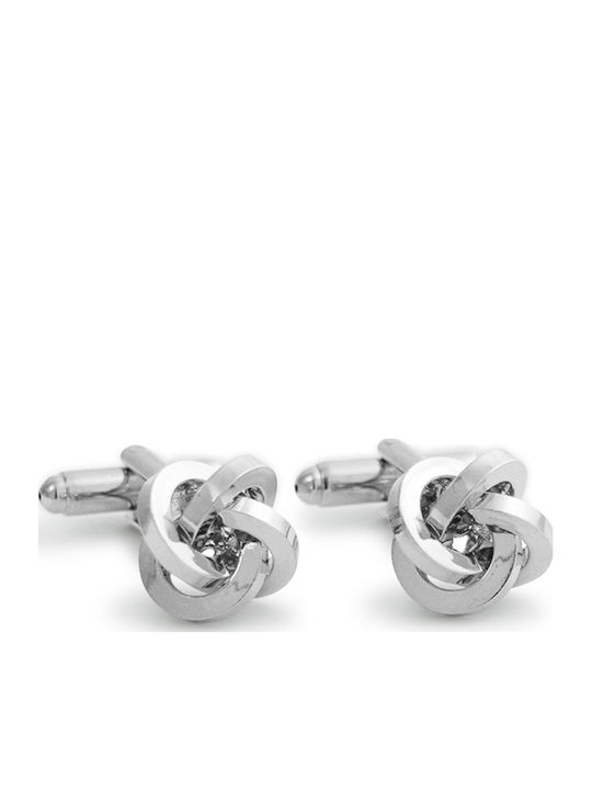 GW Cufflinks from Steel Silver Knot 3