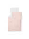 Nattou Baby Duvet Cover Set With Pillowcase Pink 100x140cm