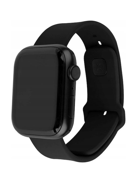 Fester fester Silikon-Sportarmband Silikonarmband Apple Watch Ultra Ultra 2 49mm Schwarz Fester fester Silikon-Sportarmband Silikonarmband Apple Watch Ultra Ultra 2 49mm Schwarz