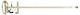 Strend Pro 2160292 Mischpaddel Farbe SDS Plus 80x400mm