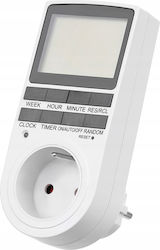 Smartplug Programmable Socket Idealstore Timer Clock Timer Settings Random Settings Winter Summer Time Allows Automation At Various Times White Color Smartplug Programmable Socket Idealstore Timer Clock Timer Settings Random Settings Winter Summer Time Allows Automation At Various Times White Color