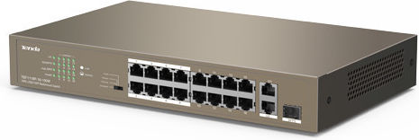 Tenda TEF1126P-24-250W V30 Negestionat L2 PoE+ Switch cu 24 Porturi Gigabit (1Gbps) Ethernet și 24 Porturi SFP