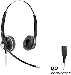 Ακουστικό Κεφαλής Vt8000unc Duo Τηλεφωνικές Συσκευές