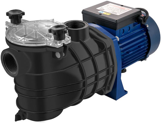 Vevor Pompa De Apă Pentru Piscină Cu Filtru Cu O Singură Fază Cu Putere 1hp Și Alimentare Maximă A Apei 15000 Lt/h
