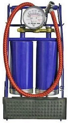 Strend Pro Fap970 Foot Pump 2 Cylinders Pressure Gauge