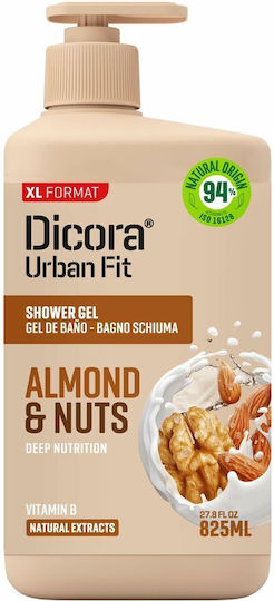 Dicora Urban Fit Гел за Душ за Подхранване за Мъже 825мл
