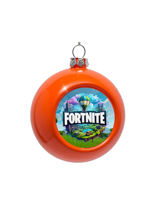 Fortnite Land Μπάλα Πλαστική Πορτοκαλί 8cm