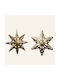 Hanging Ornament Star Metallic Gold 12x22cm A