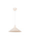 GloboStar Ferro Pendant Light Beige Bell with Socket E27 30x30x15cm