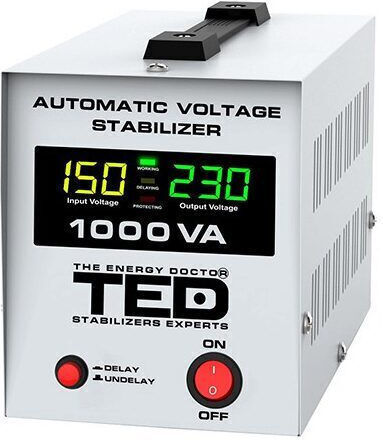 Automatic Voltage Stabilizer 1000va 600w Pure Sine Wave 135v-265v