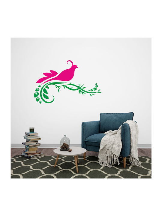 Decorative Sticker Wall Flowerbird - Reverse Di...