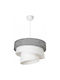 GloboStar Siera Pendant Light Gray with Socket E27 38x38x95cm