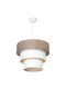 GloboStar Level Pendant Light Bronze with Socket E27 38x38x95cm