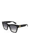 Gucci Women's Sunglasses with Black Plastic Frame and Gray Gradient Lens GG1714S 001