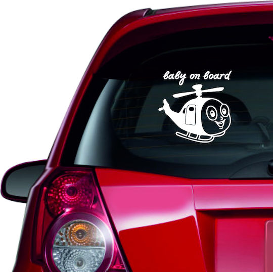 Autoaufkleber Baby an Bord 51 Gold
