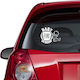 Fiat Baby an Bord Autoaufkleber Rot