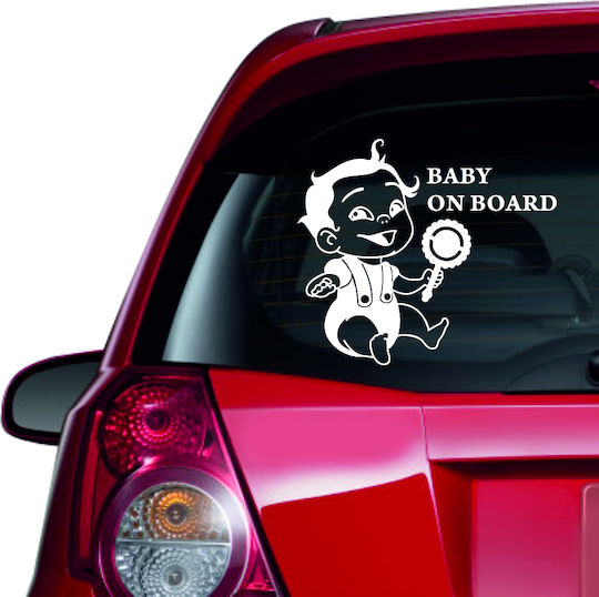 Αυτοκόλλητο Αυτοκινήτου Baby On Board 26 Πράσινο