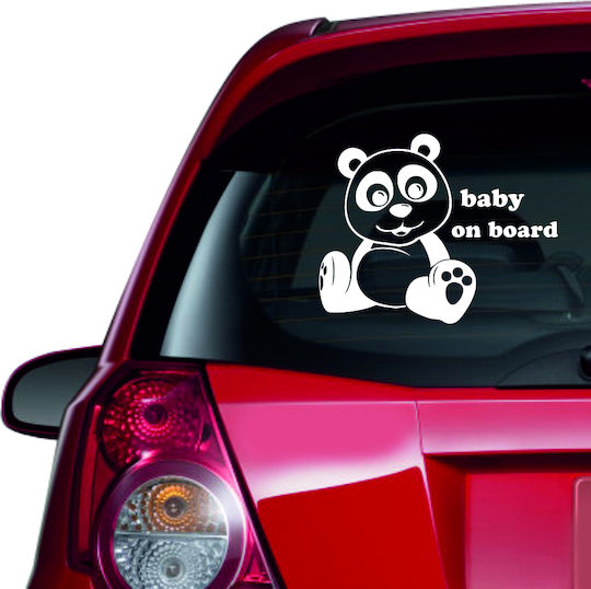 Car Sticker Baby On Board 37 Red