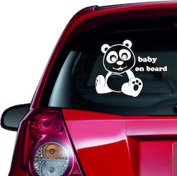 Autoaufkleber Baby an Bord 37 Braun